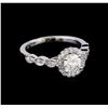 0.92 ctw Diamond Ring - 14KT White Gold