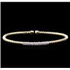 0.44 ctw Diamond Bracelet - 14KT Yellow Gold