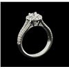 Image 4 : 1.08 ctw Diamond Ring - 14KT White Gold