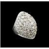 Image 2 : 9.58 ctw Diamond Ring - 14KT White Gold