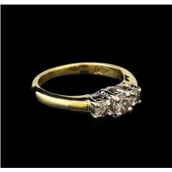 14KT Two-Tone Gold 0.42 ctw Diamond Ring