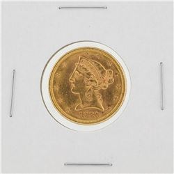 1881-S $5 BU Liberty Head Half Eagle Gold Coin