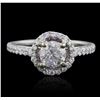 18KT White Gold 1.06 ctw Diamond Ring
