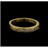 0.18 ctw Diamond Band Ring - 14KT Yellow Gold