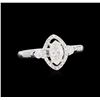 EGL USA Cert 0.75 ctw Diamond Ring - 18KT White Gold