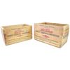 Image 1 : Lot of 2 wooden western shotgun shell boxes one shows fine condition 14 1/2" X 9" the other very goo