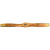 Image 1 : Early wooden airplane propeller overall approx. 60" long, shows damage to both ends. Marked Sensen??