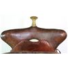 Image 2 : Square skirt saddle stamped Talabarterin Montezuma, Son. Nice original condition, 16" wide swells, 1