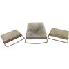 Image 1 : Collection of 3 stone antique bed warmers with wire handles intact.