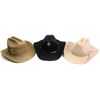 Image 1 : Collection of 3 contemporary cowboy hats includes tan Bailey size 7 1/8, medium brown Adam A 3X beav