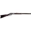 Image 1 : Winchester Model 1873 38 cal. SN 361751 lever action rifle with standard 24" round barrel, straight 
