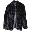 Image 1 : Vintage Ladies black mink coat satin lined, shows very nice condition, approx. M sized.