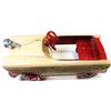 Vintage Murray Fire Chief peddle car repainted, sheet metal very good, original steering wheel and b