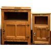 Image 2 : Collection of 2 oak stands, contemporary in the style of early ice box, made by White Company, large