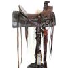 Image 2 : Collins and Morrison youth saddle square skirt, loop seat, from the Buffalo Bill Cody Scout Guest Ra
