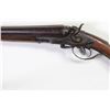 Image 2 : Antique J. Manton double barrel 12 ga. shotgun with exposed hammers with 32" barrels, walnut stocks,
