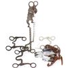 Image 1 : Collection of 5 includes 4) bits and a pair unmarked spurs.