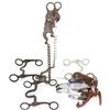 Image 1 : Collection of 5 includes 4) bits and a pair unmarked spurs.