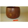 Image 4 : Wooden Calabash Bowl - Approx. 9.5" dia.