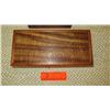 Image 2 : Qty 2 Rectangular Curly Koa Wood Boxes w/ Lids