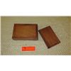 Image 8 : Qty 2 Rectangular Curly Koa Wood Boxes w/ Lids