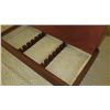 Image 10 : Rectangular Lined Wooden Box w/ Lid - Approx. 17"