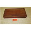Image 1 : Rectangular Lined Wooden Box w/ Lid - Approx. 17"