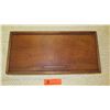 Image 2 : Rectangular Lined Wooden Box w/ Lid - Approx. 17"