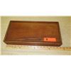 Image 7 : Rectangular Lined Wooden Box w/ Lid - Approx. 17"