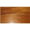 Image 8 : Koa Wood Calabash Bowl w/State of Hawaii Brass Seal