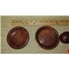 Image 7 : 9-Piece Miniature Wood Bowl Set w/ Painted Aloha Hawaii State Crest