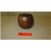 Image 3 : Koa Wood Calabash Bowl - Approx. 4" H, 3.5" dia