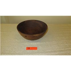 Dark Mango Wood Bowl - Approx. 4.5" H