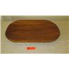 Image 1 : Large Wood Tray (Koa?) - Approx. 24.5"