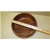 Image 11 : Koa Wood Calabash Bowl w/State of Hawaii Brass Crest