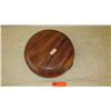 Image 7 : Koa Wood Calabash Bowl w/State of Hawaii Brass Crest