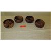 Image 1 : Qty 4 Round Mango Wood Bowls