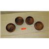 Image 2 : Qty 4 Round Mango Wood Bowls