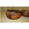 Image 3 : Qty 4 Round Mango Wood Bowls
