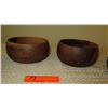 Image 4 : Qty 4 Round Mango Wood Bowls