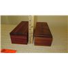 Image 11 : Qty 2 Rectangular Koa Wood Boxes w/Lids - Approx. 10" L, 4" W