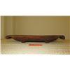 Image 3 : Large Carved, Textured Koa Wood Tray w/Handles - Approx. 21"