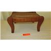 Image 3 : Cane Rattan, Curly Koa Foot Stool - Approx. 15"L , 12" W