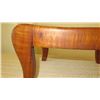 Image 4 : Cane Rattan, Curly Koa Foot Stool - Approx. 15"L , 12" W