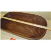 Image 11 : Large Wood Tray/Bowl - Approx. 28.5" L, 16" W