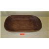 Image 2 : Large Wood Tray/Bowl - Approx. 28.5" L, 16" W