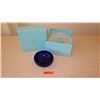 Image 2 : New Tiffany & Co. Cobalt Blue Glass Bowl (with Blue Box)