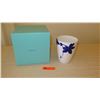 Image 1 : New Tiffany & Co. Porcelain Vase - Blue Vine on White (comes with blue box)
