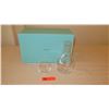 Image 1 : New Tiffany & Co. Glass Carafe & Water Glass (comes with blue box)