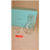 Image 3 : New Tiffany & Co. Glass Carafe & Water Glass (comes with blue box)